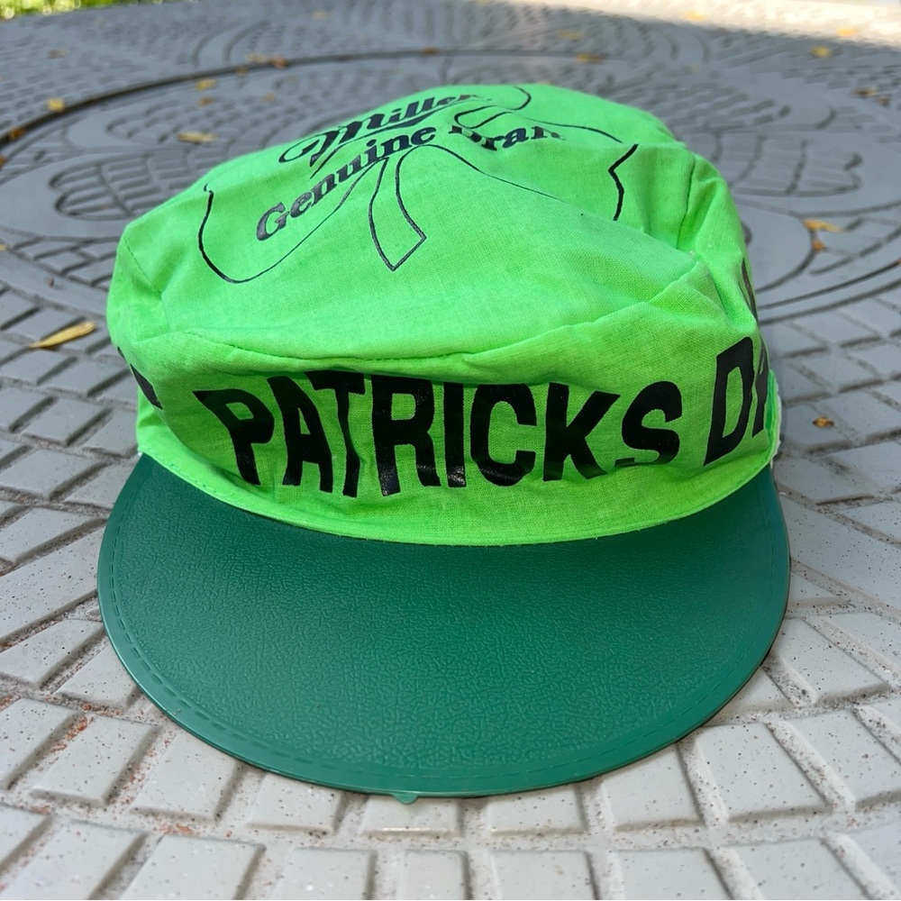 Miller Genuine Draft St. Patrick's Day Painters Hat Cap